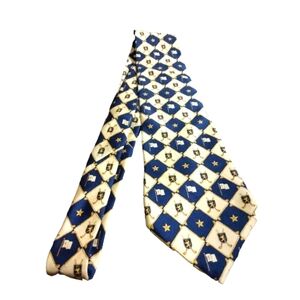 Tommy Hilfiger Italian Silk Tie Preppy, Regal, Office, Old Money, Academic